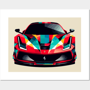 Ferrari F8 Posters and Art